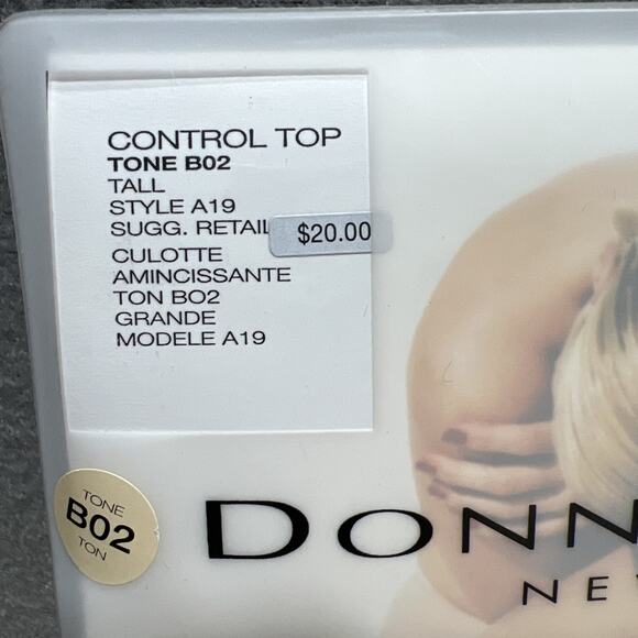 Bundle of 4 Donna Karan Mix Tones Colors Tall Control Top Pantyhose New $69 - Picture 3 of 7